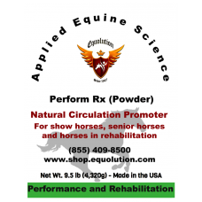Perform Rx circulation boost for tendons, hoof, ligaments, stomach
